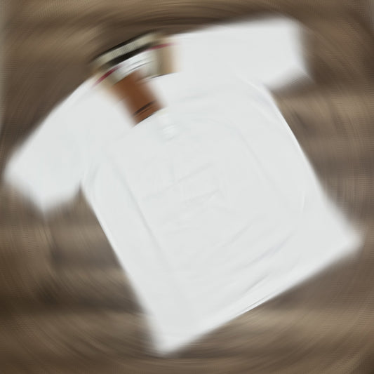 BB polo check white